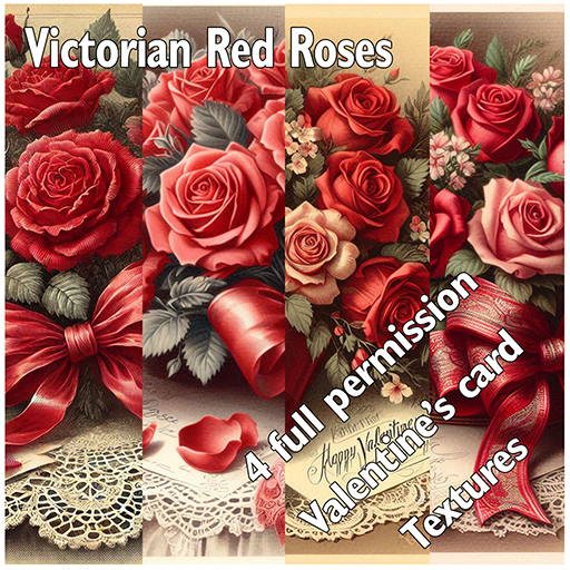 *FD* Dancer's Assets FP Background - Victorian Red Roses