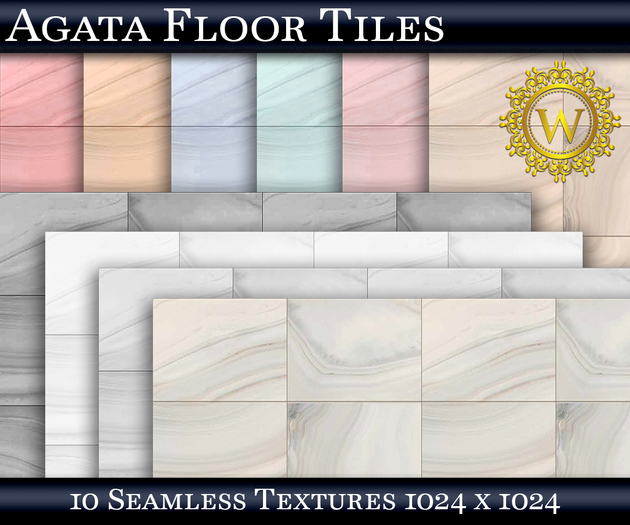 Second Life Marketplace - Agata Floor Tiles 10 Seamless Textures