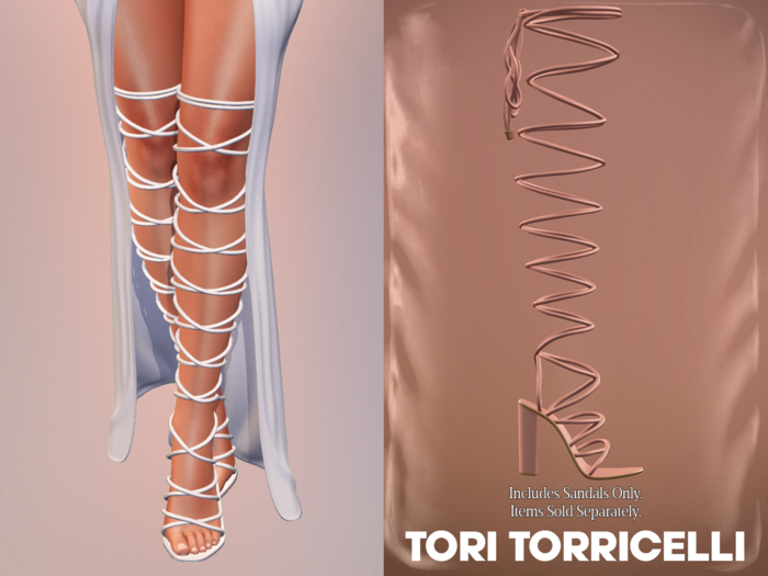 TORI TORRICELLI // Elektra Sandals // Clamshell