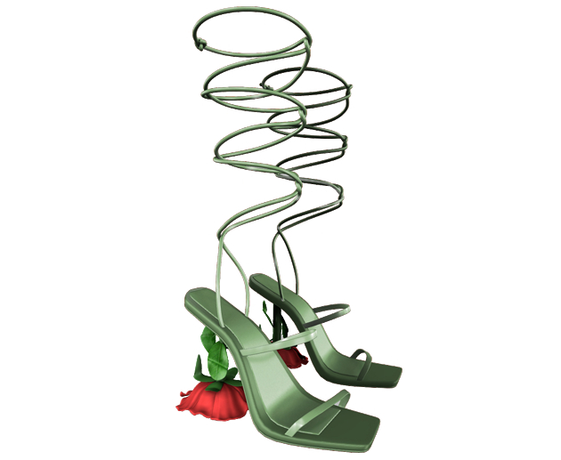 KYMILE - Halsey Heels - Green