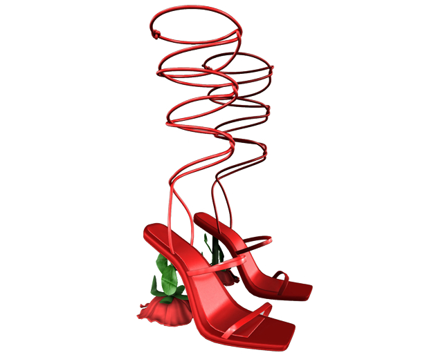 KYMILE - Halsey Heels - Red