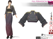 Full Perm Bolero Jacket - Long Sleeves Japanese Chinese Style Maitreya 5.3 LaraX Ebody Reborn Legacy Belleza Slink Tonic