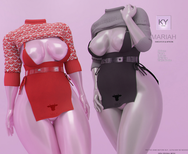 KYMILE - Mariah Sweater & Apron - FATPACK