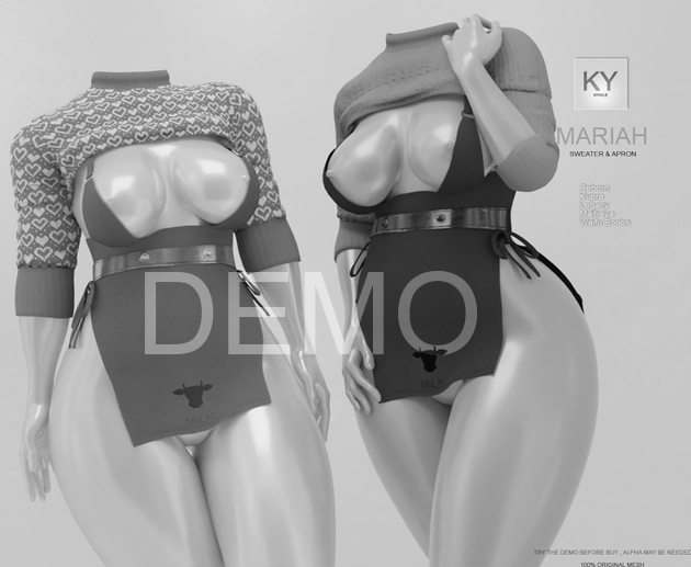 KYMILE - Mariah Sweater & Apron - DEMO