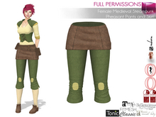 Full Perm Female Medieval Steampunk Peasant Pants and Skirt - Maitreya 5.3 LaraX Ebody Reborn Legacy Belleza Slink Tonic