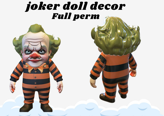 (AL) joker doll decor
