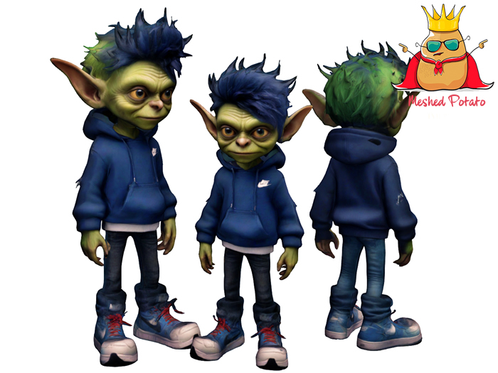 Meshed Potato Emo Elf Full Perm