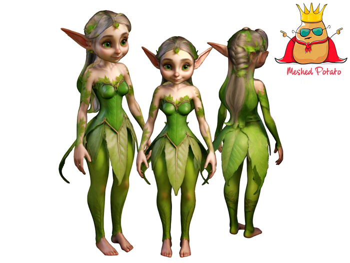 Meshed Potato Forest Elf Full Perm