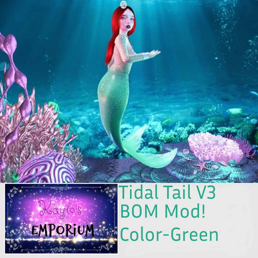 KEdayz-Tidal V3 Tail Base Mod-Green