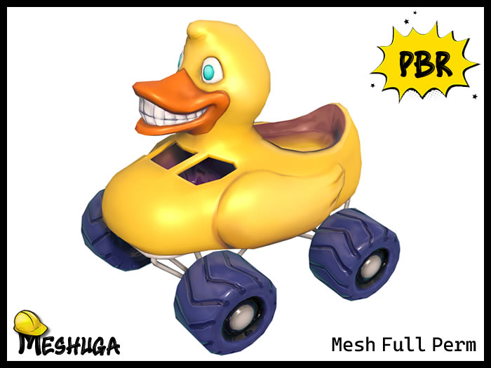Meshuga PBR Kids - Duck Truck FULL PERM MESH 