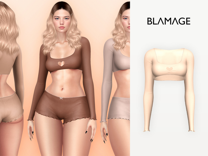 Blamage - Tate Top - Clay