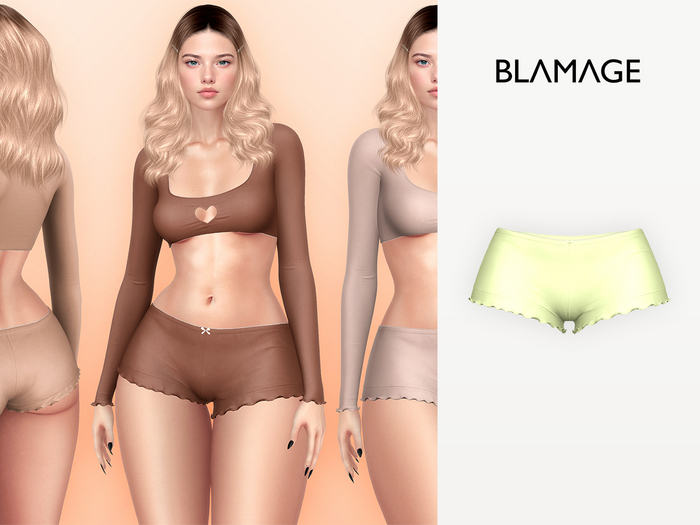 Blamage - Tate Shorts - Lemonade