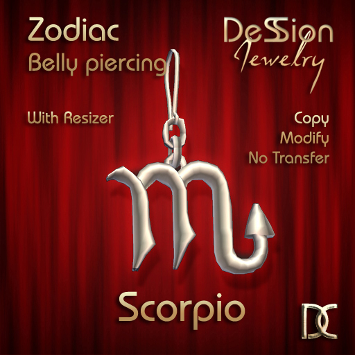 Scorpio Belly Piercing