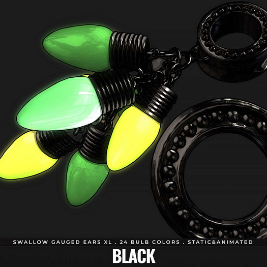 [BL] Noelle plugs XL // black