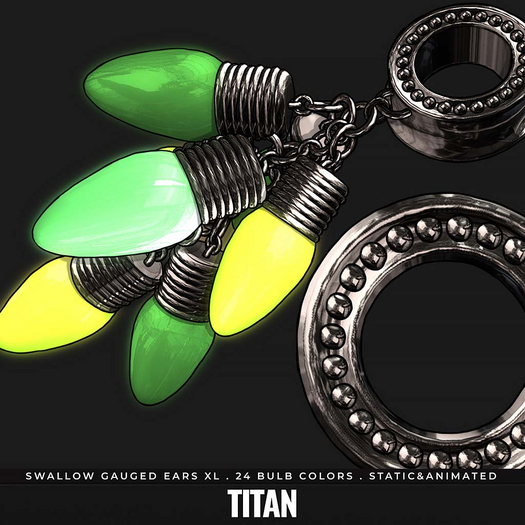 [BL] Noelle plugs XL // titan