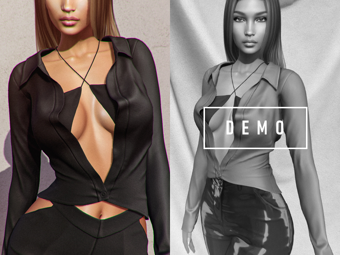 ISON - livia silk shirt - demo