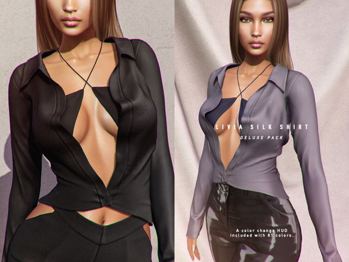 ISON - livia silk shirt - deluxe