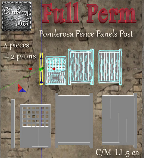 Ponderosa Fence Panels Post