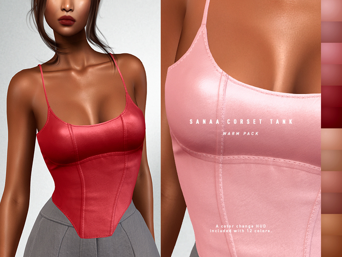 ISON - sanaa corset tank - warm
