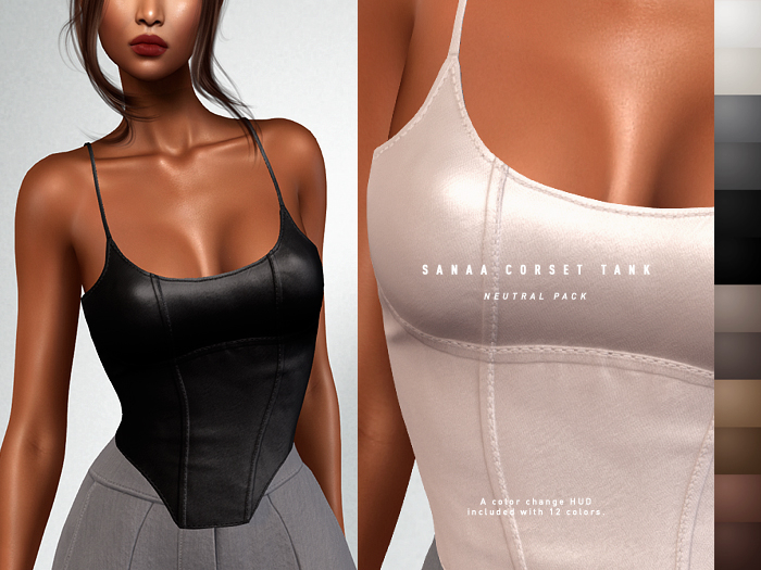 ISON - sanaa corset tank - neutral