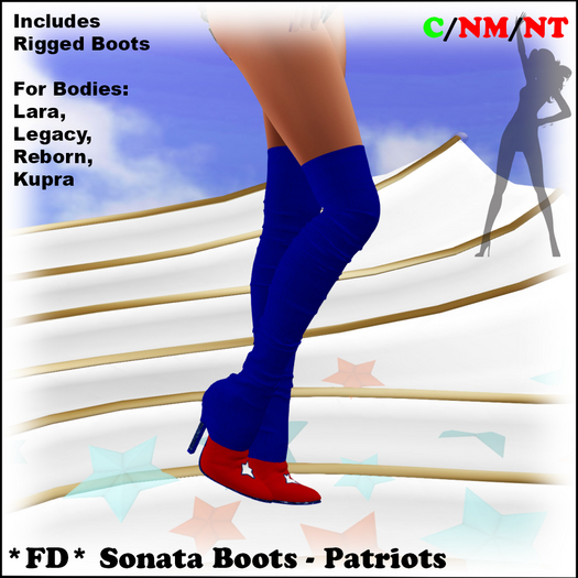 *FD* Sonata Boots [Boxed] Patriots