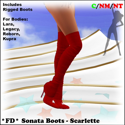 *FD* Sonata Boots [Boxed] Scarlette