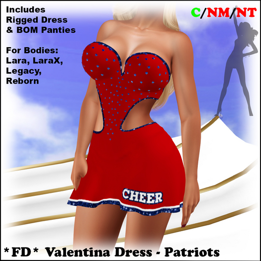 *FD* Valentina Dress [Boxed] Patriots
