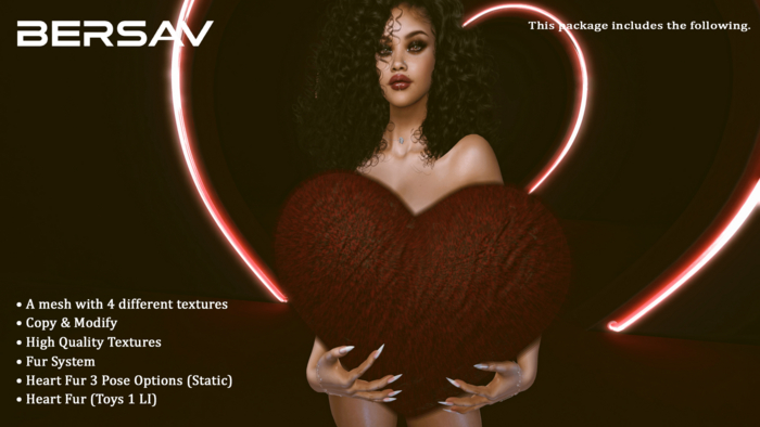 Bersav - Heart Fur FATPACK (Add)