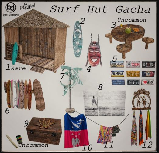 BD-Inkme Surf Hut Gacha 1 RARE