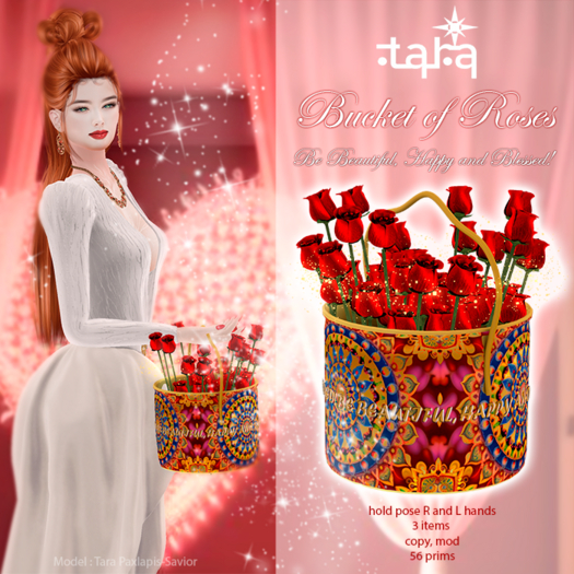 TARA Bucket of Roses