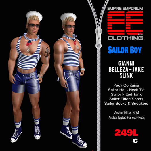 EE Bag -Sailor Boy  - Y25 - GJS