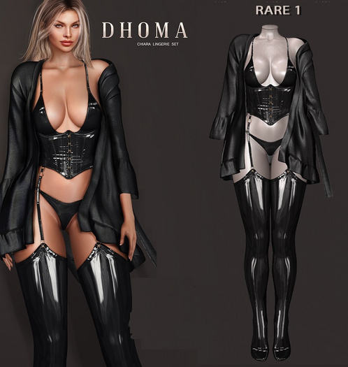 1. Dhoma Chiara Set Lara Black RARE