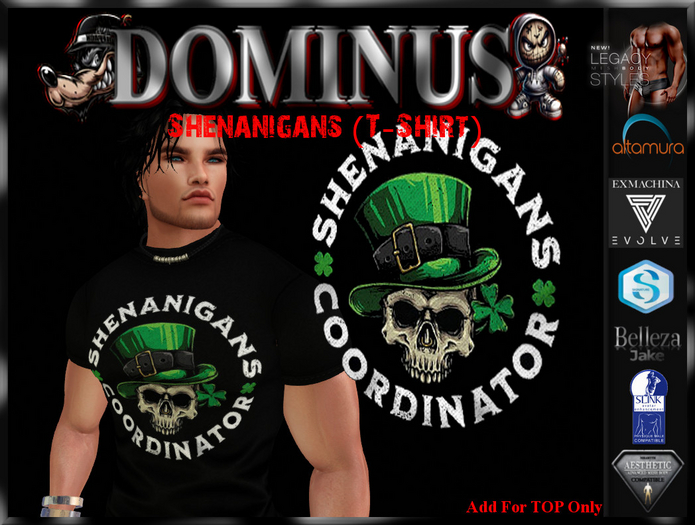 ~DOMINUS~Shenanigans (T-Shirt)   (ADD)