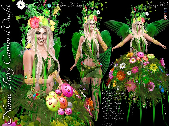 NIMUE FAIRY CARNIVAL OUTFIT