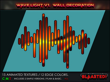 BLAASTED! - Wave Light v1 - Wall decoration