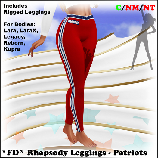 *FD* Rhapsody Leggings [Boxed] Patriots
