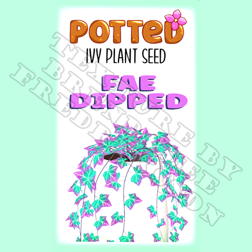 Potted: Ivy Plant Seed: Fae Dipped (ACTUAL PLANT SEED) - Retired!