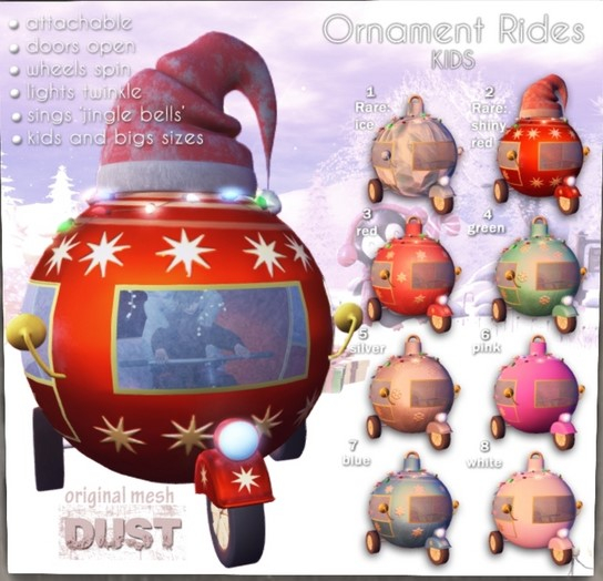 1 DUST: Ornament Car Ice RARE [KID]