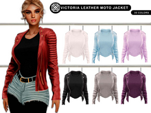 Addams - Victoria Leather Moto Jacket #FATPACK