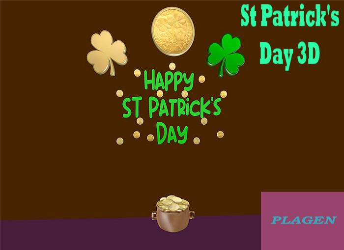 St Patricks Day 3D  - PLAGEN  (ADD)