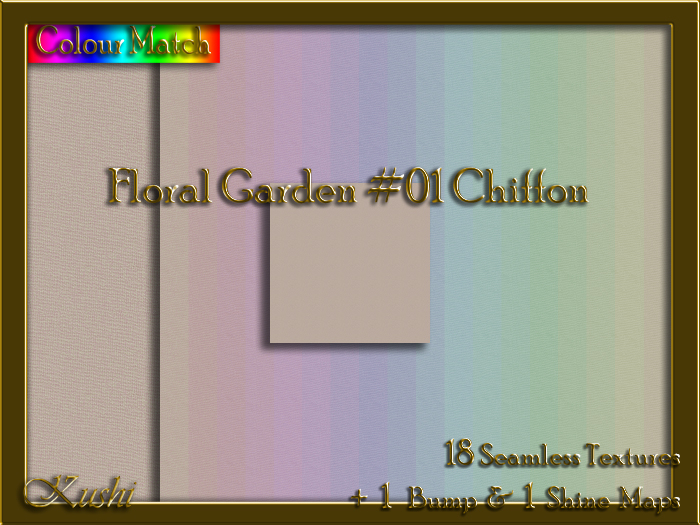 Floral Garden #01 CHIFFON Texture Pack