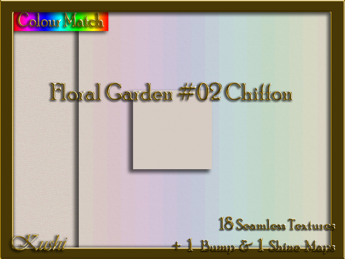 Floral Garden #02 CHIFFON Texture Pack