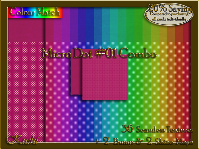 Micro Dot #01 COMBO Texture Bundle