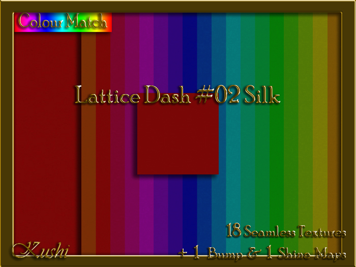 Lattice Dash #02 SILK Texture Pack