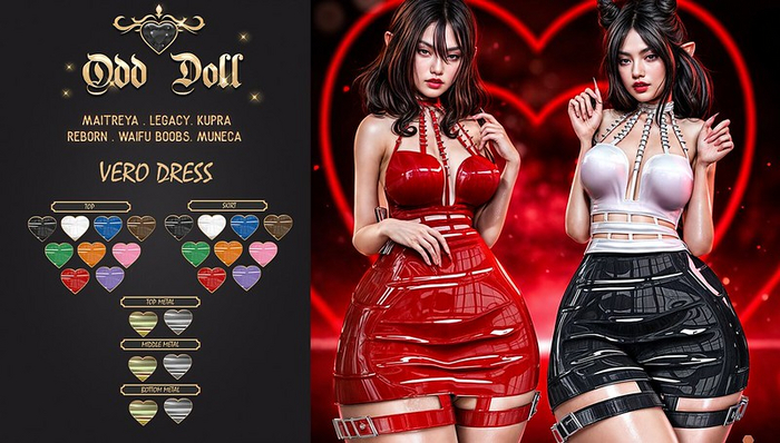 Odd Doll. Vero Dress Muneca  FatPack - Unpacker
