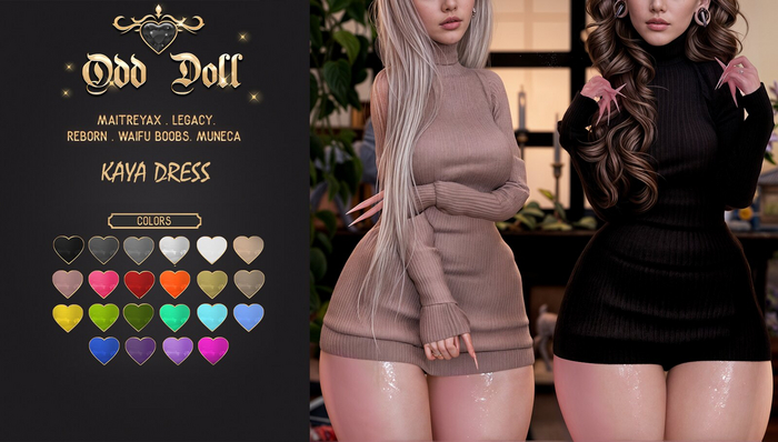 Odd Doll. Kaya Dress Muneca  FatPack - Unpacker