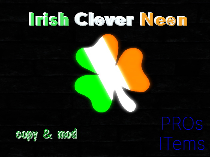 Irish Clover Neon