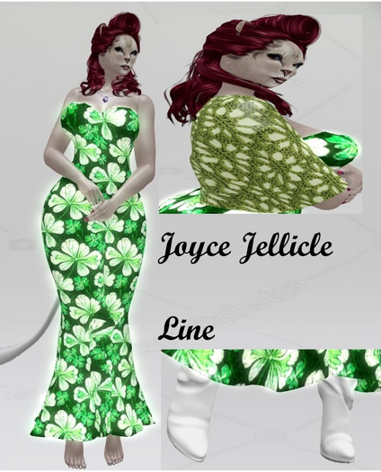 Clover Strapless Gown