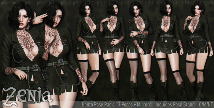 [piXit] Zenia - Pose Pack