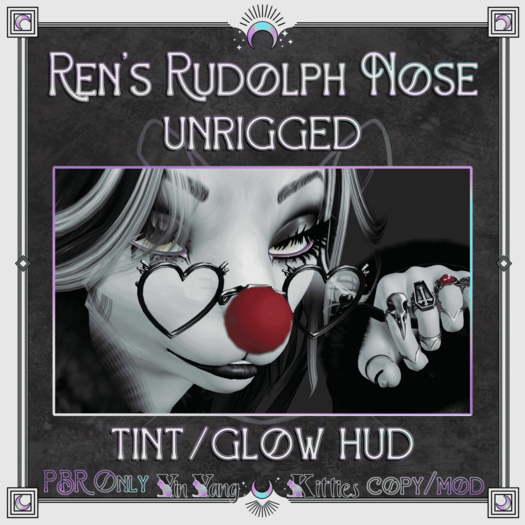 {YYK} Ren's Rudolph Nose - Unpack HUD